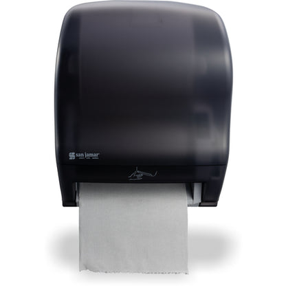 San Jamar T8300TBK Black Pearl ABS Classic Hybrid Electronic Roll Towel Dispenser