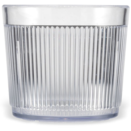 Carlisle 402907 9.7 oz Clear SAN Crystalon Stack-All Tumbler