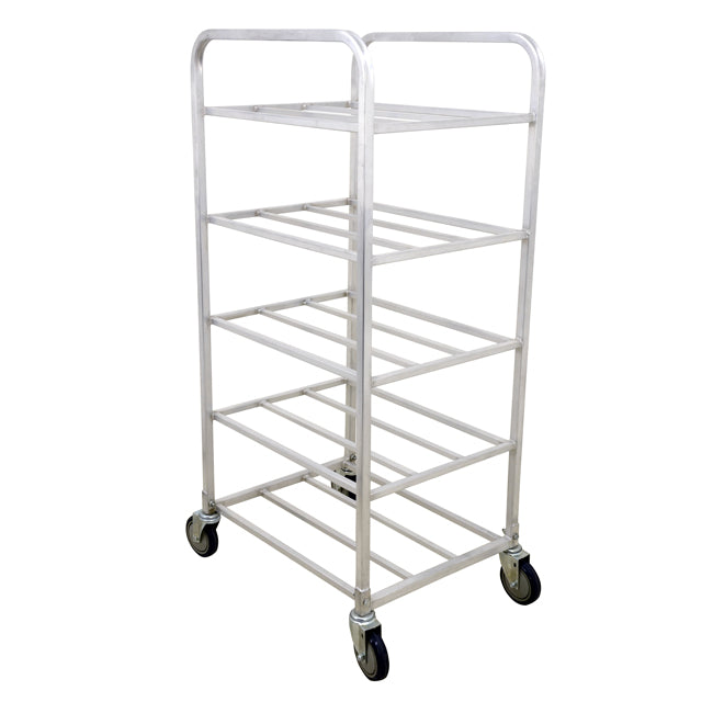 Omcan 43832 5 Slides Aluminum Universal Rack with 10" Spacing