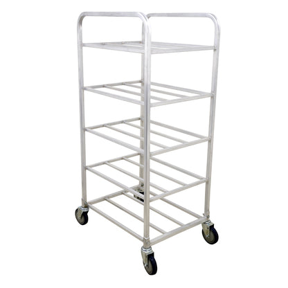 Omcan 43832 5 Slides Aluminum Universal Rack with 10" Spacing