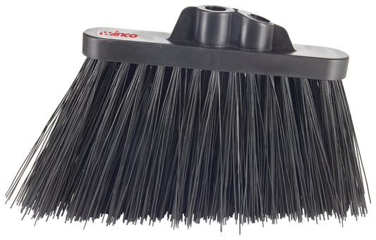 Winco BRAU-9K Black Bristles Heavy Duty Angle Broom Head (Only)