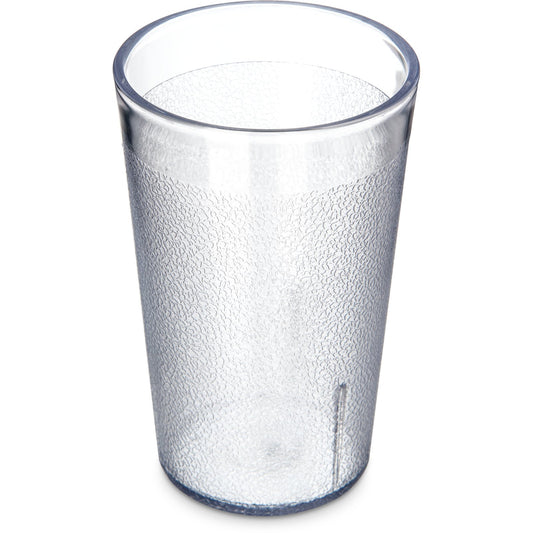 Carlisle 5506-207 9.5 oz Clear SAN Stackable Plastic Tumbler