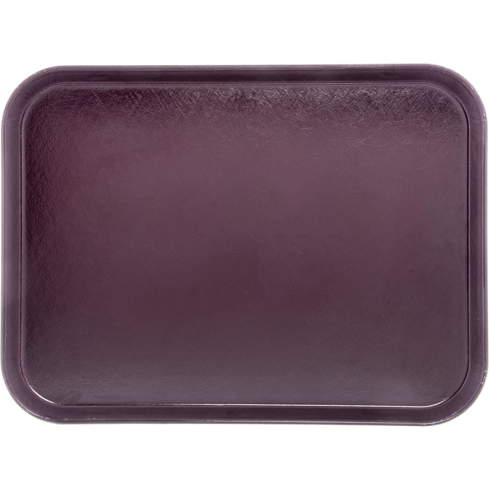 Dinex DX1089I61 14" x 18" Cranberry Flat Glasteel Tray