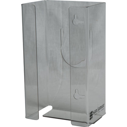 Carlisle G0803 1 Box Clear Plastic Disposable Glove Dispenser - Plexiglass