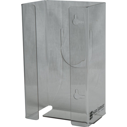 Carlisle G0803 1 Box Clear Plastic Disposable Glove Dispenser - Plexiglass