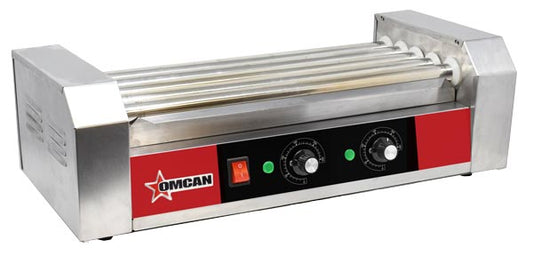 Omcan 44690 0.65 kW Hot dog Roller with 5 Rollers