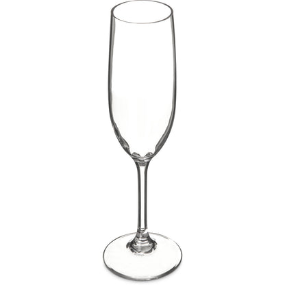 Carlisle 564007 8 oz Clear Polycarbonate Alibi Champagne Flute