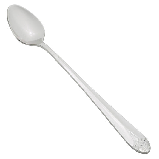 Winco 0031-02 Peacock Iced Teaspoon, 18/8 Extra Heavyweight