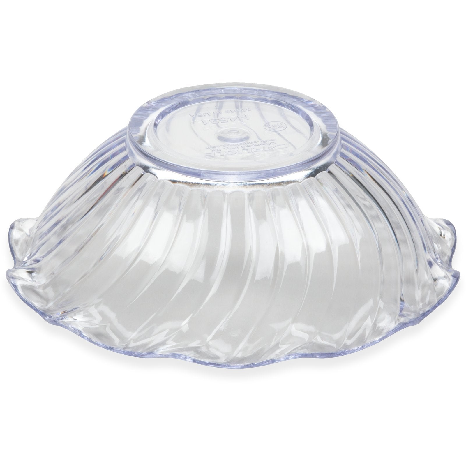 Carlisle 453107 5 oz 4-5/8" Clear SAN Tulip Berry Dish