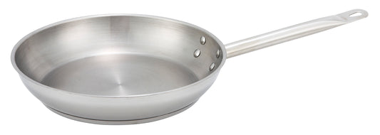 Winco SSFP-9 9" Stainless Steel Fry Pan