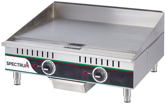 Winco EGD-24M 24" Spectrum Electric Griddle with Plug and Lead