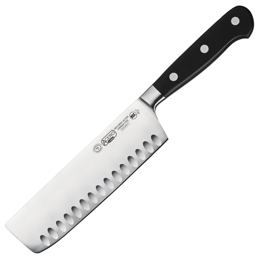 Winco KFP-73 7" Nakiri Knife w/ Hollow Ground