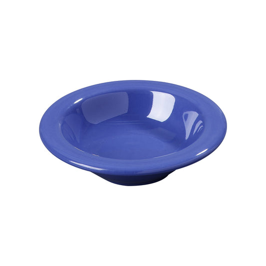 Carlisle 3304214 4.5 oz Ocean Blue Sierrus Melamine Rimmed Fruit Bowl