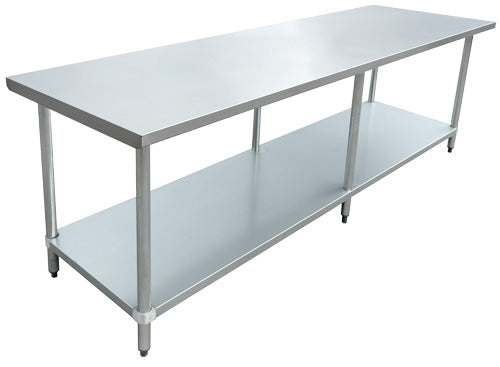 Omcan 18855 Elite Series 30" x 96" Stainless Steel Worktable