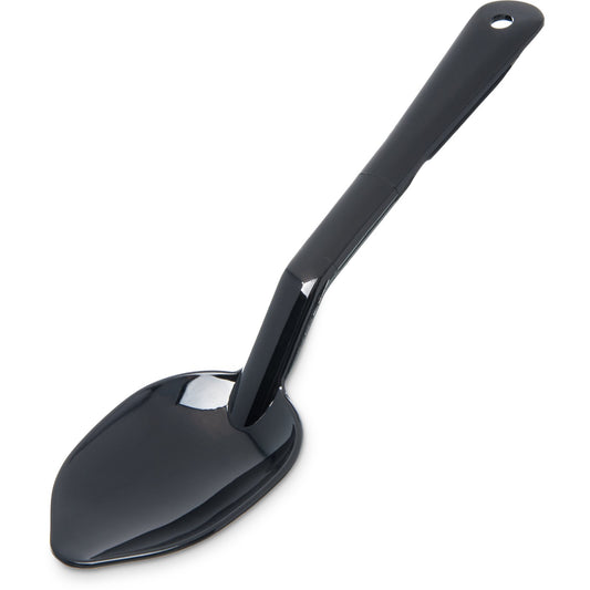Carlisle 441003 Black Polycarbonate Solid Serving Spoon