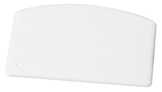 Winco PDS-5 5-1/2" x 3-3/4" Plastic Dough Scrapers
