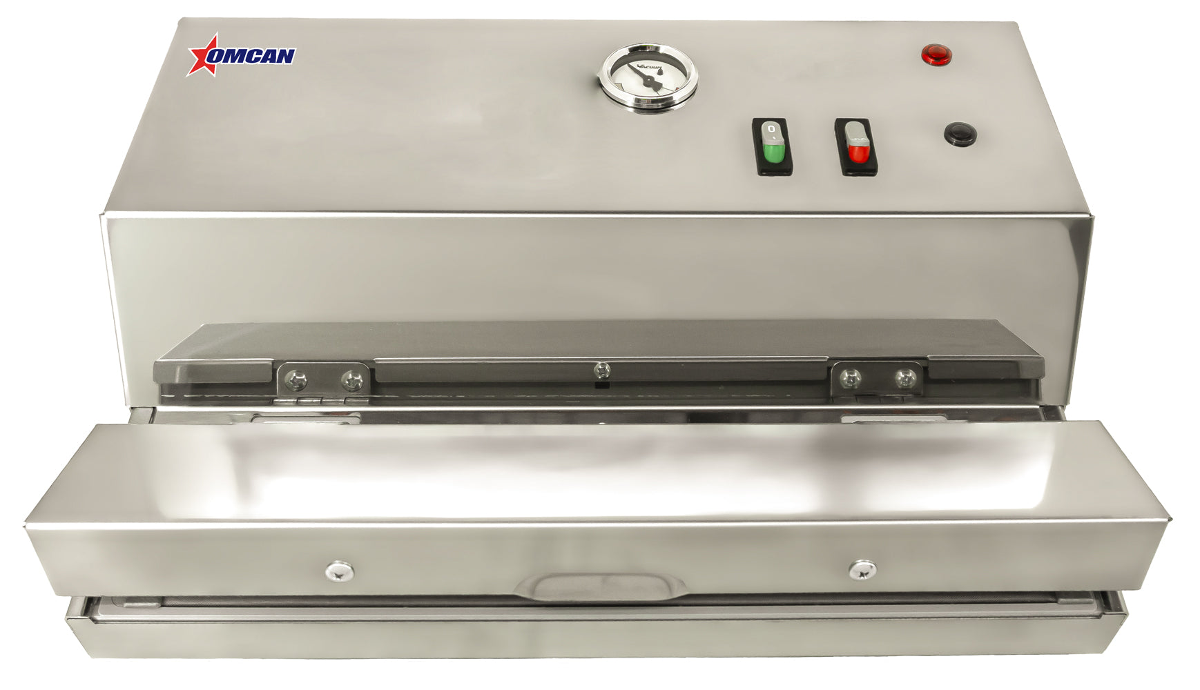 Omcan 47718 Automatic Heavy Duty Vacuum Packing Machine with 11.8 inch Seal Bar - Stainless Steel