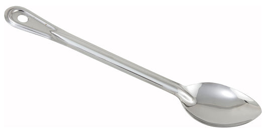 Winco BSON-13 13" Stainless Steel Solid Basting Spoon