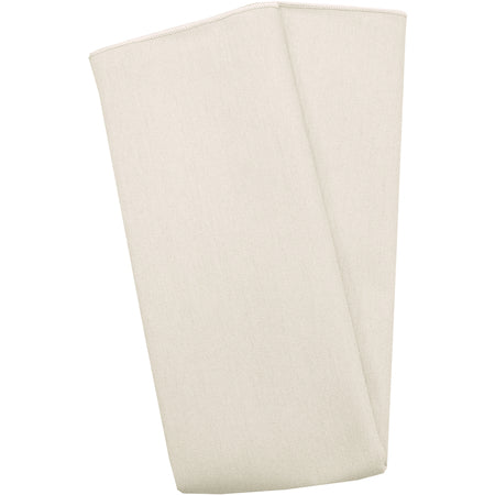 Snap Drape 54412020NM081 20" x 20" Ivory Spun Poly Market Place Linens Napkin