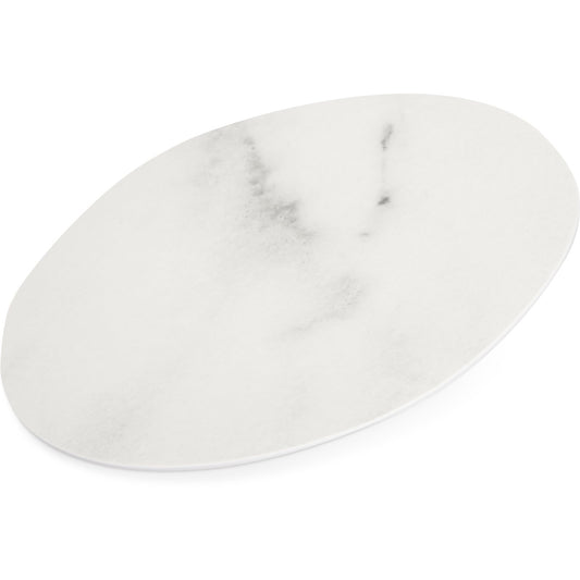 Carlisle 5310437 9" Marble Ridge Melamine Rimless Plate