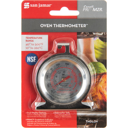 San Jamar THDLOV Oven Thermometer NSF Listed