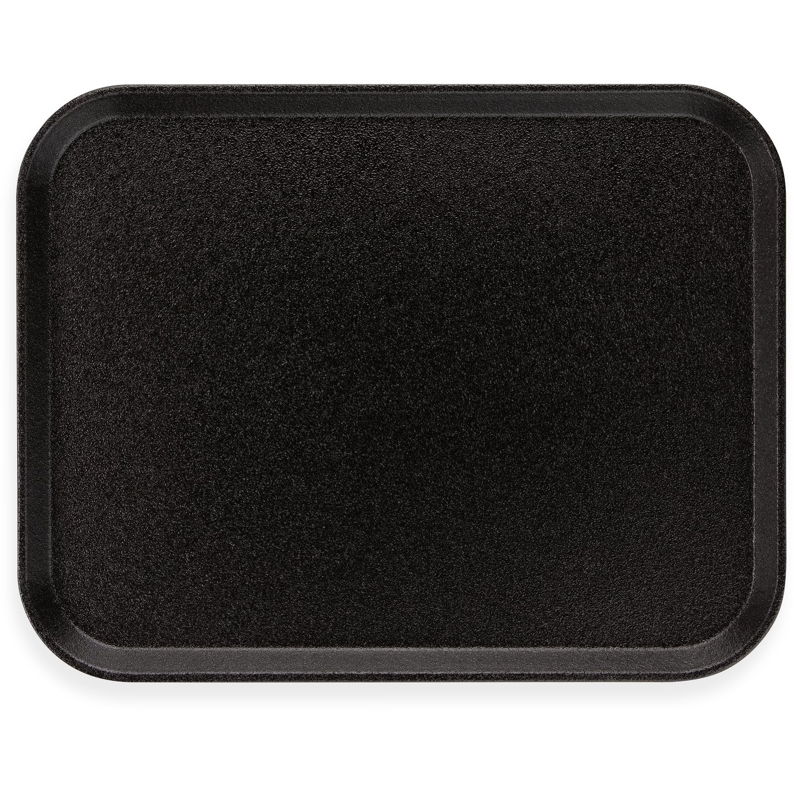 Carlisle 1814GR2004 18" x 14" Black Rectangle Griptite 2 Tray