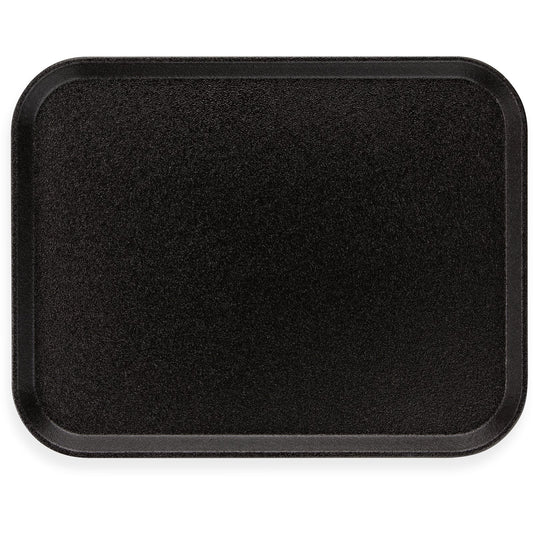 Carlisle 1814GR2004 18" x 14" Black Rectangle Griptite 2 Tray