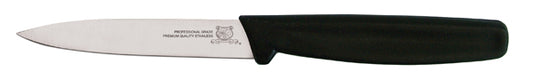 Omcan 11534 3 1/4-inch Black Polypropylene Handle Paring Knife
