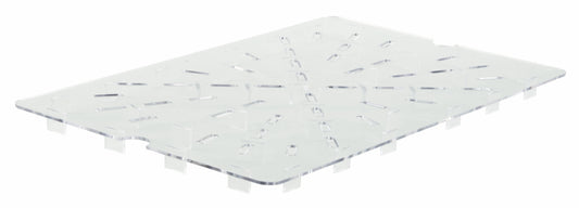 Winco PFSF-DS 18" x 26" Clear Polycarbonate Drain Shelf for PFSF-series