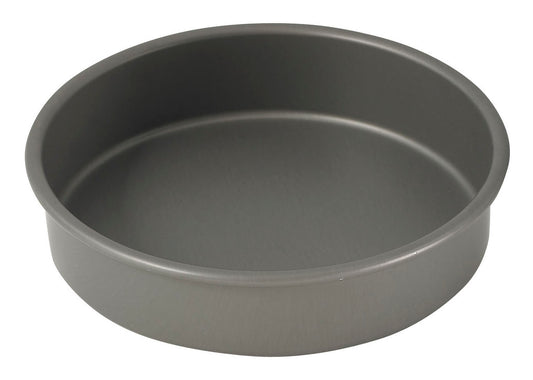 Winco HAC-082 8" Anodized Aluminum Cake Pan