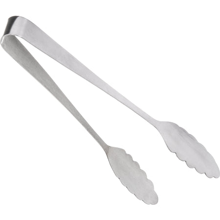 Carlisle 607683 10-1/2" Scalloped Serving Tong - 18-8 Stainless