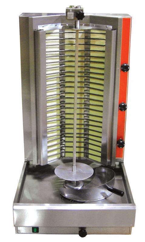 Omcan 20369 66 lb Electric Shawarma Grill / Doner Kebab Machine / Vertical Broiler