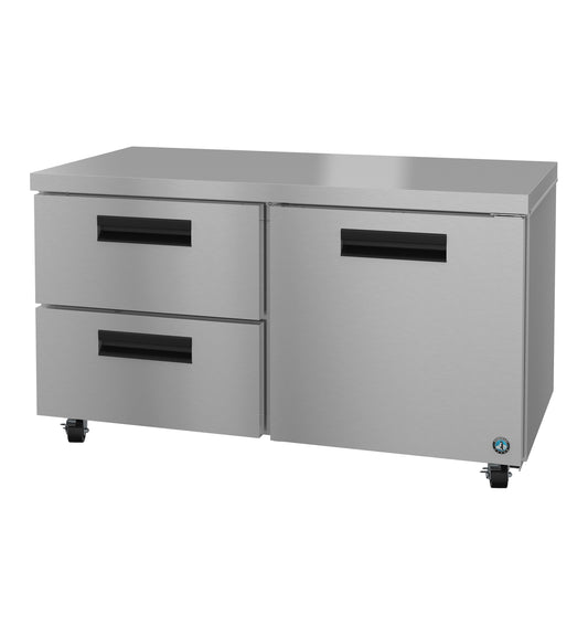 Hoshizaki UR60B-D2 Two Section Drawer/Door Combo Undercounter Refrigerator