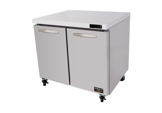 Kool-It KUCR-36-2 36" Double Door Undercounter Refrigerator