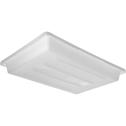 Carlisle 1064002 5 gal 26" x 18" x 3.5" White Polyethylene StorPlus Food Storage Container