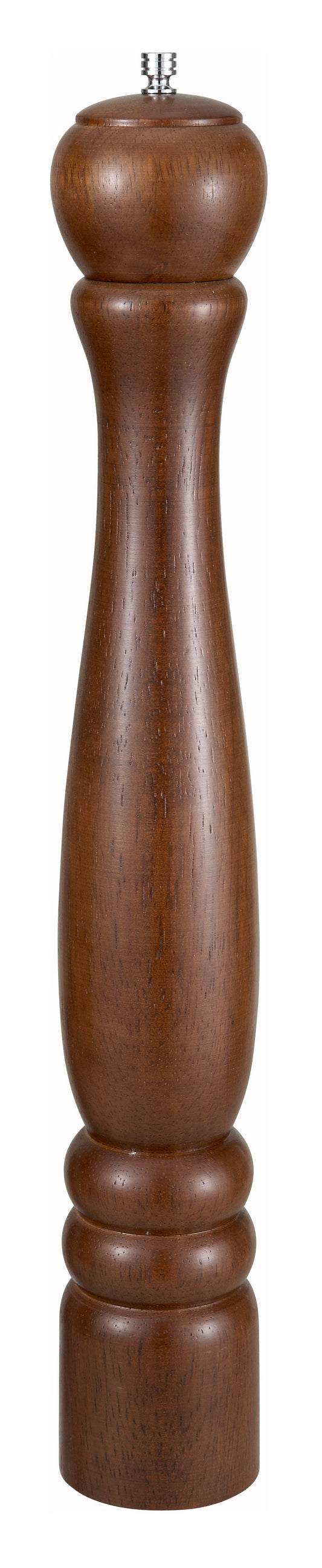 Winco WPM-18 18" Traditional Pepper Mill, Oak Finish