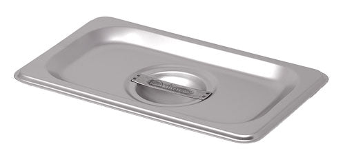 Omcan 80284 1/9-size Stainless Steel Solid Steam Table Pan Cover