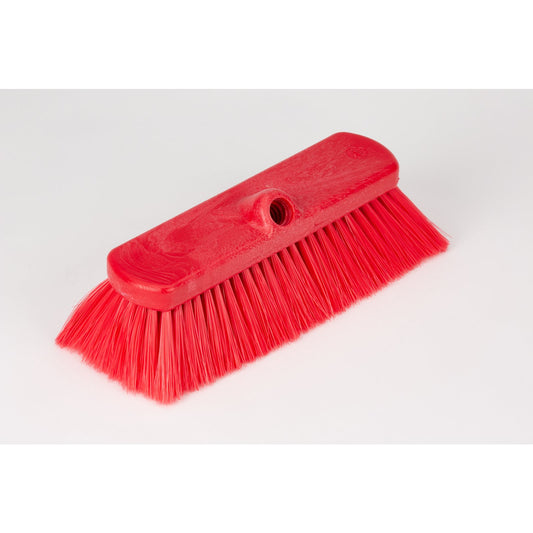 Carlisle 41278EC05 10" Red Color Coded Flo-Thru Wall & Equipment Brush
