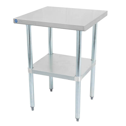 Thorinox DSST-3036-GS 30"x36" Stainless Steel Work Table with Galvanized Steel Undershelf & Legs