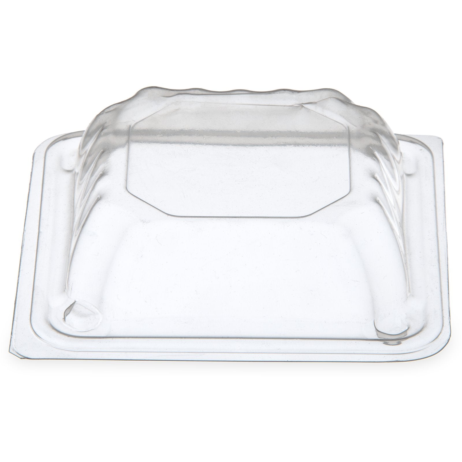 Dinex DX11840174 4" x 4" Clear Dome Lid for Square Bowl (1000/cs)