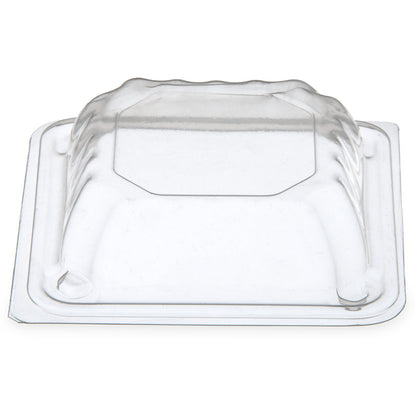Dinex DX11840174 4" x 4" Clear Dome Lid for Square Bowl (1000/cs)