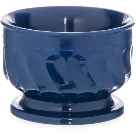 Carlisle DX320050 5 oz Dark Blue Polypropylene Turnbury Insulated Pedestal Based Bowl (48/cs)