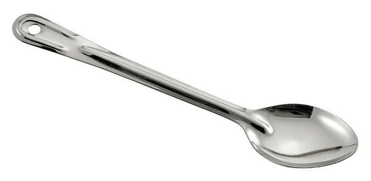 Winco BSOT-11H 11" Stainless Steel Solid Basting Spoon