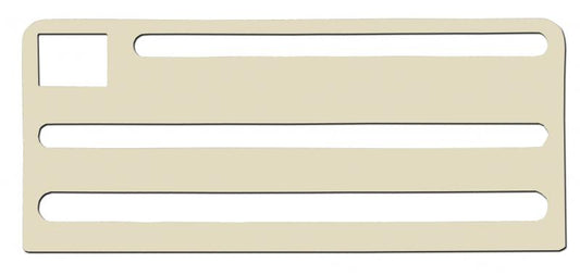 Omcan 12921 Tan Insert for Extra Small Stainless Steel Knife Racks