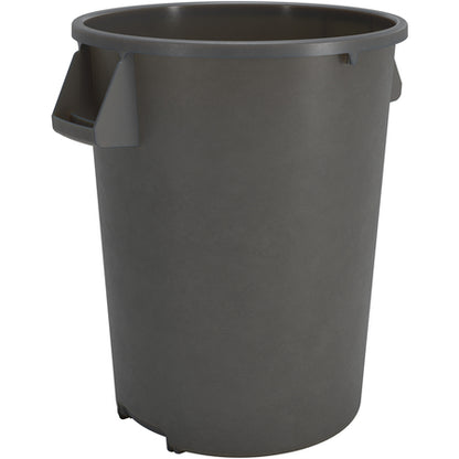 Sparta 84104423 44 Gallon Gray Round Polyethylene Bronco Waste Bin Trash Container