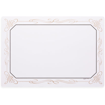 Carlisle DX5350Q 13" x 19" Filigree Tray Cover Size: Q w/ Straight Edge/Small Corner