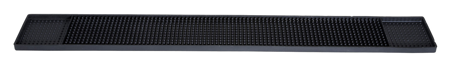 Winco BM-327K 27" x 3-1/4" Black Bar Mat