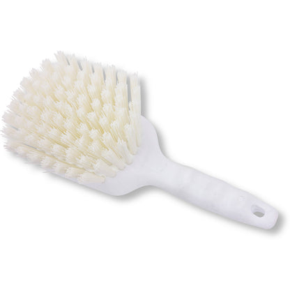 Carlisle 40541EC02 8" White Sparta Color Coded Floater Scrub Brush