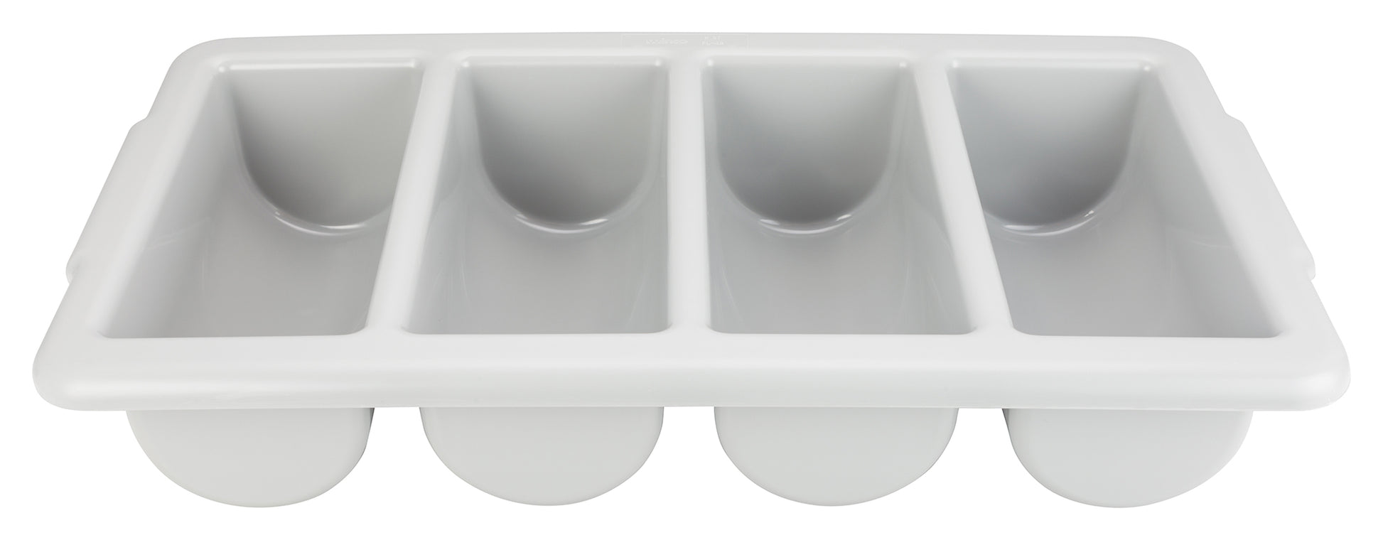 Winco PL-4B 4-Compartment Polypropylene Cutlery Bin