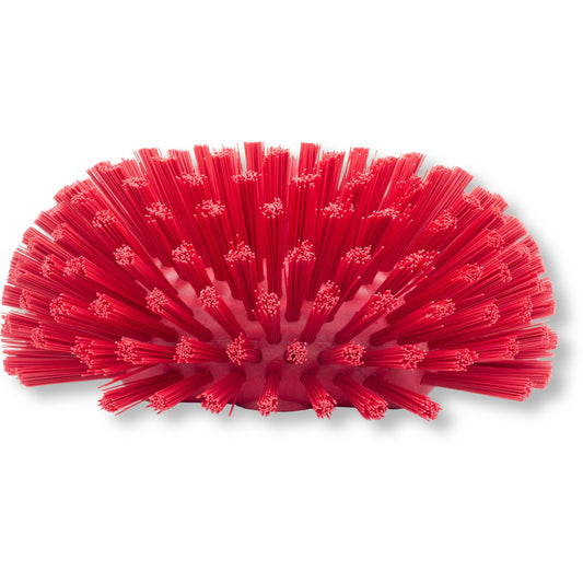 Carlisle 40041EC05 5-1/4" X 7-1/2" Red Sparta Spectrum Tank & Kettle Brush